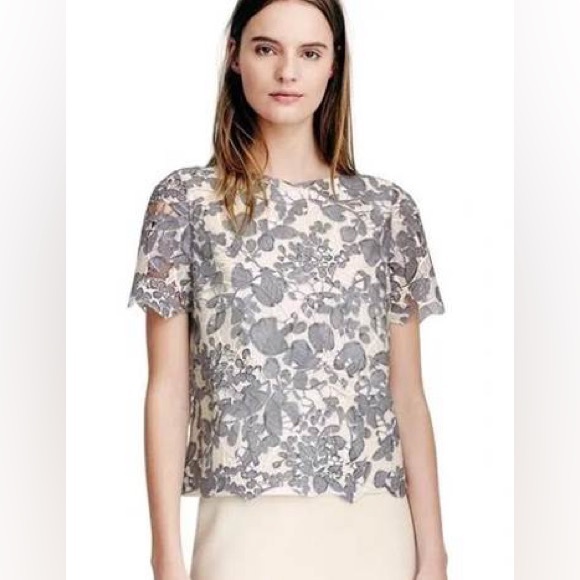Tory Burch Tops - EUC Tory Burch Ian Guipure Lace Top – Size 10